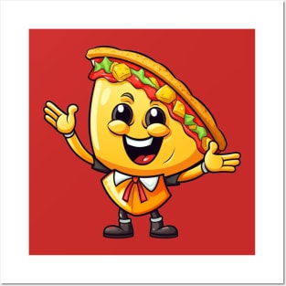 kawaii Taco cehees T-Shirt cute potatofood funny Posters and Art